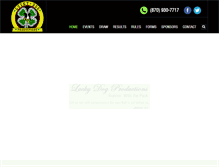 Tablet Screenshot of luckydograces.com